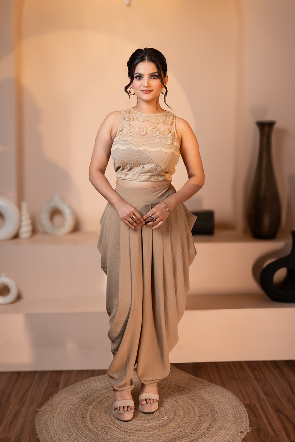 Sandstone Grace Dhoti Set